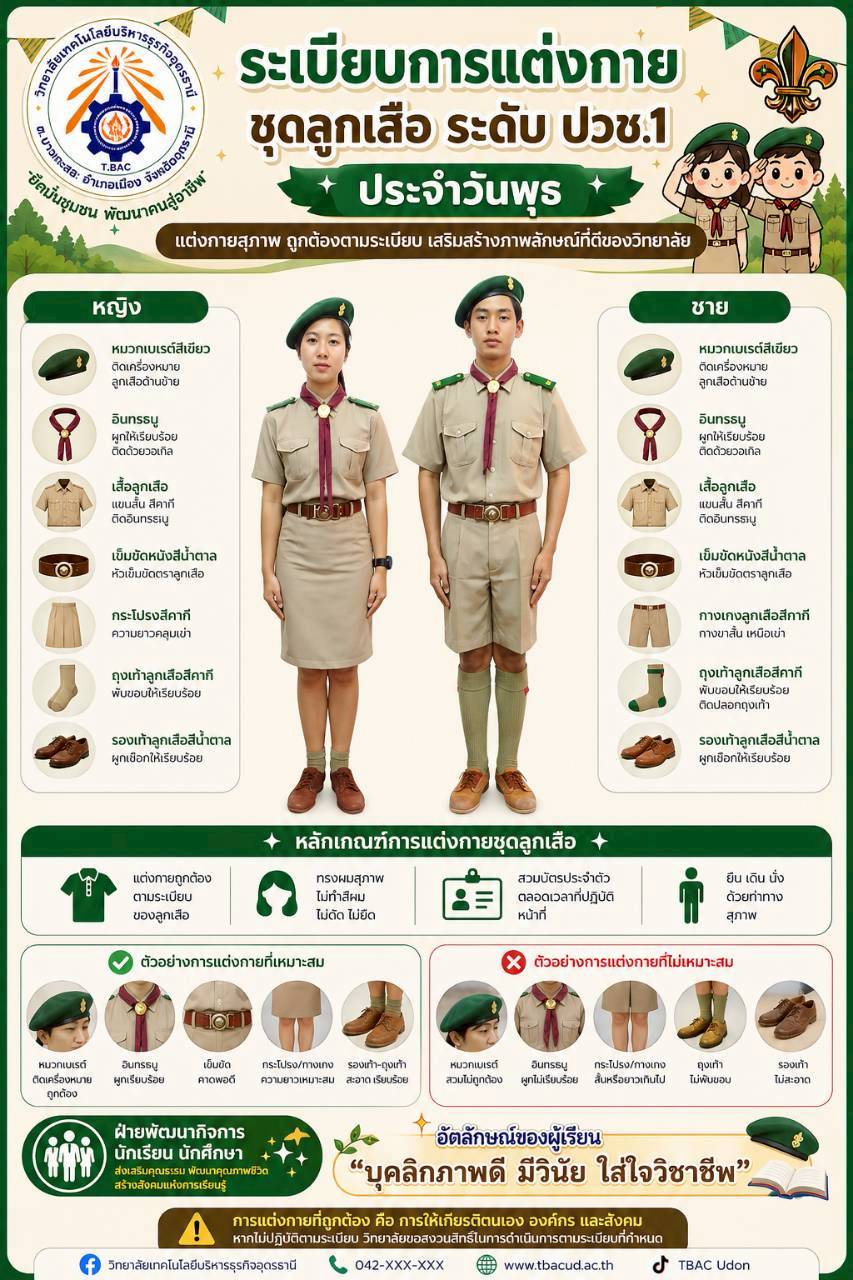 การแต่งกายระดับ ปวช.